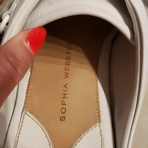 SOFIA Webster leather shoes size 40 made in Portugal - Picture 4 of 6